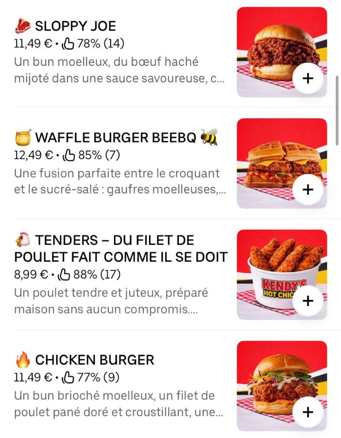 Visuel de plat généré par l'IA RestoLance